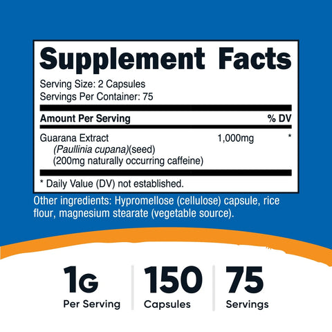 Nutricost Guarana Capsules