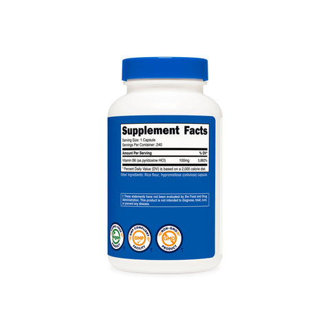Nutricost Vitamin B6  Capsules