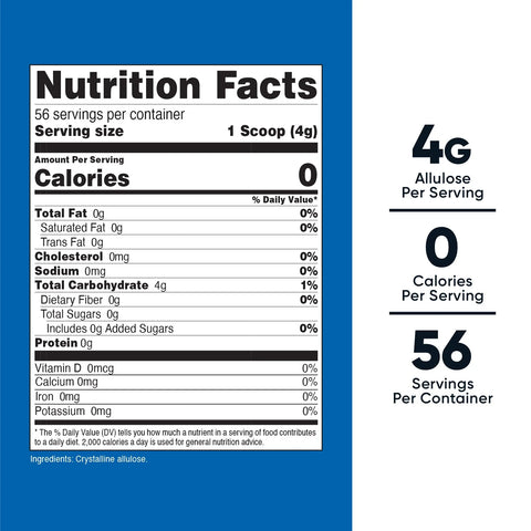 Nutricost Allulose Sweetener Powder