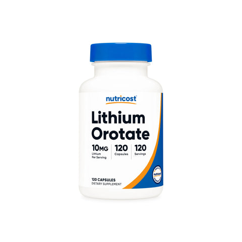 Nutricost Lithium Orotate (120 Caps)