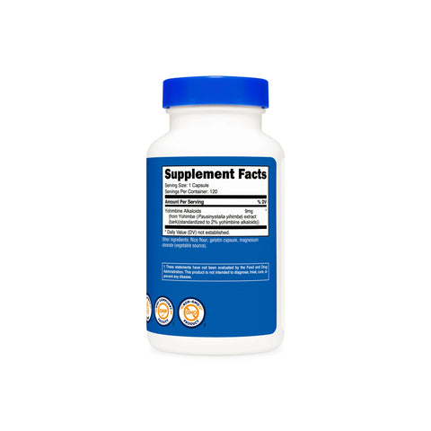 Nutricost Yohimbe Bark Extract Capsules