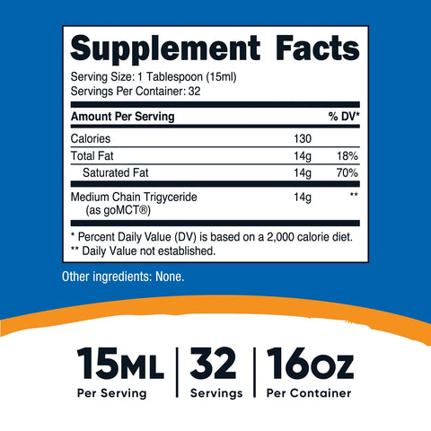 Nutricost MCT Oil