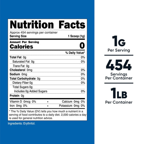 Nutricost Erythritol Powder