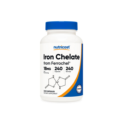 Nutricost Ferrochel Iron Capsules