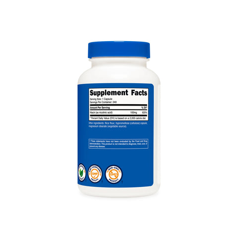 Nutricost Vitamin B3 Niacin Capsules