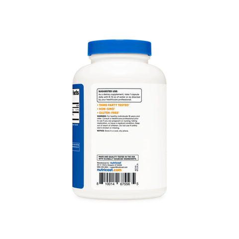 Nutricost Vitamin C with Rose Hips Capsules