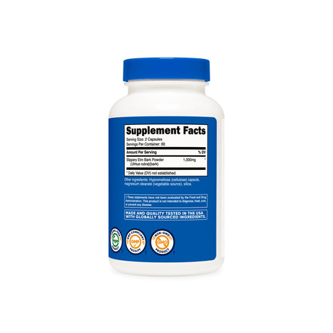 Nutricost Slippery Elm Bark Capsules