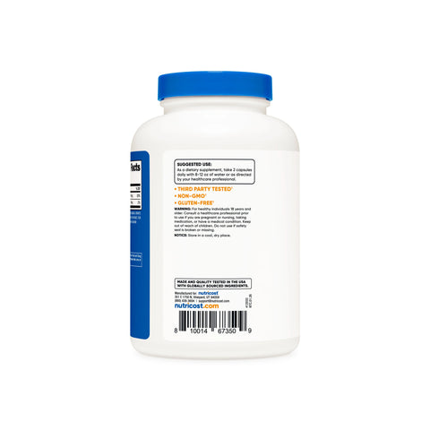 Nutricost Potassium + Magnesium Citrate Capsules