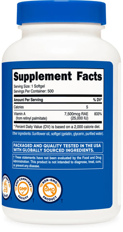 Nutricost Vitamin A Softgels