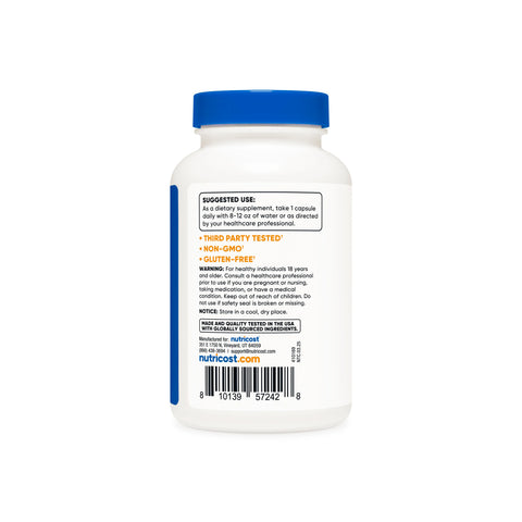 Nutricost DGL Deglycyrrhizinated Licorice Extract Capsules