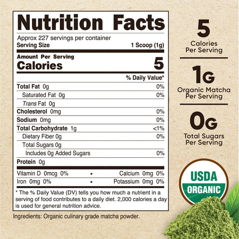 Nutricost Organic Matcha Powder (Culinary Grade)