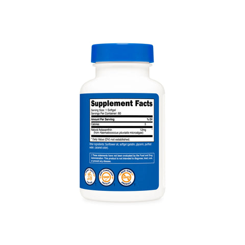 Nutricost Astaxanthin Softgels