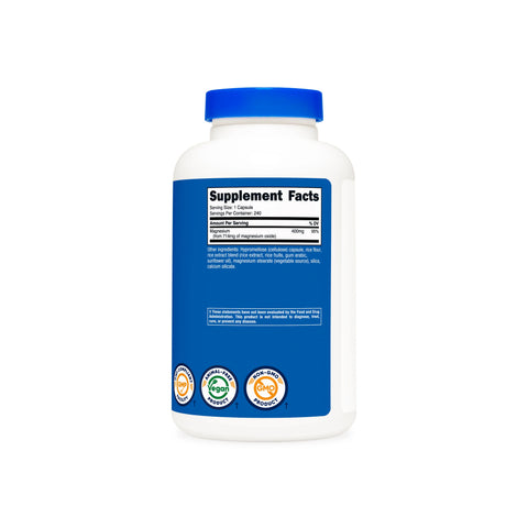 Nutricost Magnesium Oxide Capsules