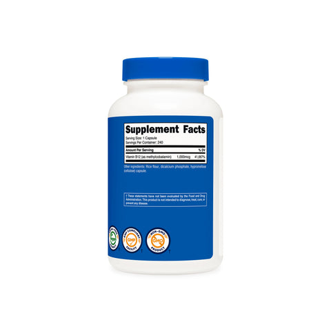 Nutricost Vitamin B12 Capsules