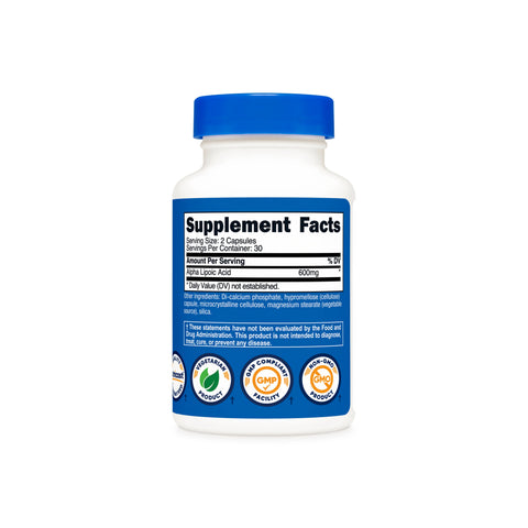 Nutricost Alpha Lipoic Acid Capsules