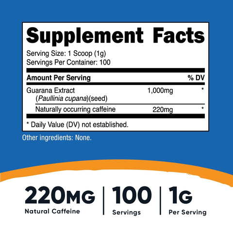 Nutricost Guarana Powder