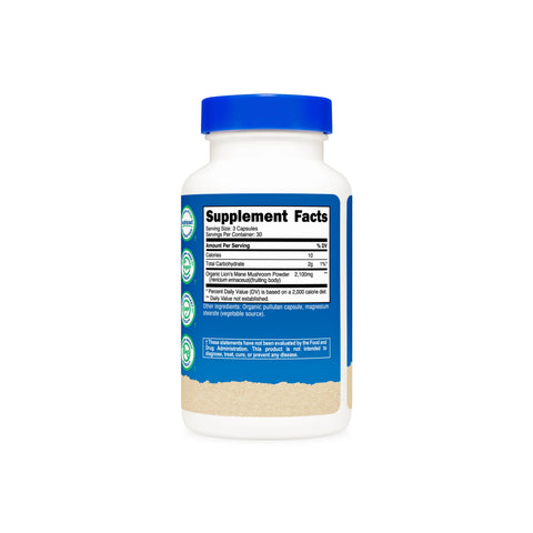Nutricost Made With Organic Lion's Mane Capsules