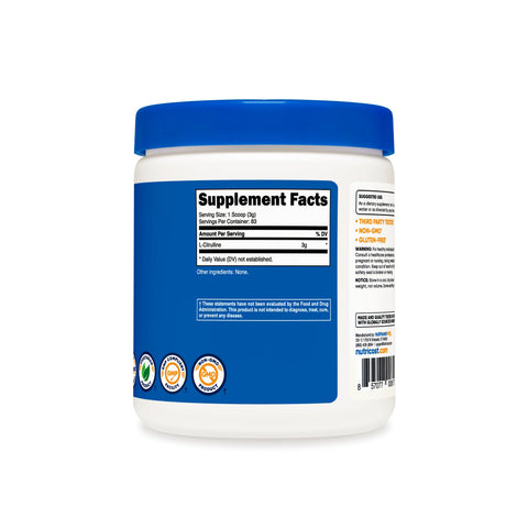 Nutricost L-Citrulline (Base) Powder