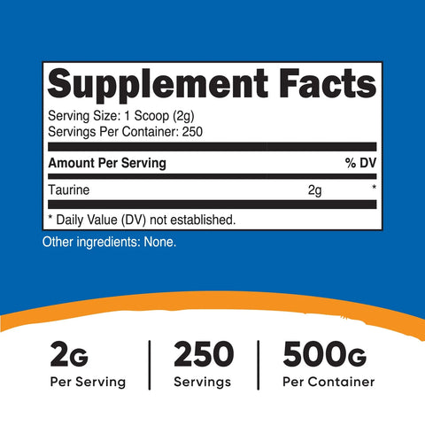 Nutricost Taurine Powder